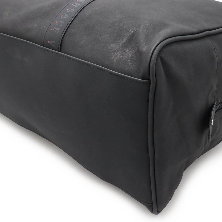 VERSACE ヴェルサーチ ヴェルサーチェ PARFUMS パフューム ボストンバッグ トラベルバッグ 旅行カバン ナイロン ブラック シルバー金具 サンプル品 | VERSACE | 02