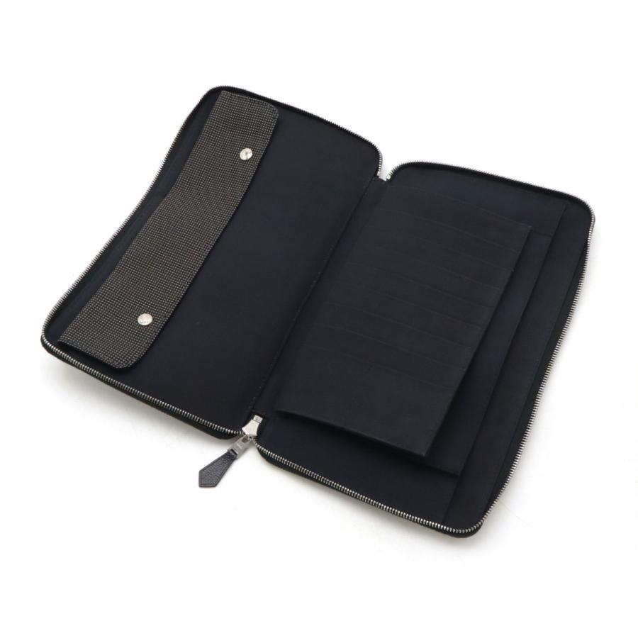 HERMES エルメス エールライン パースGM ラウンドファスナー 長財布 パスポートケース キャンバス グレー | HERMES | 04