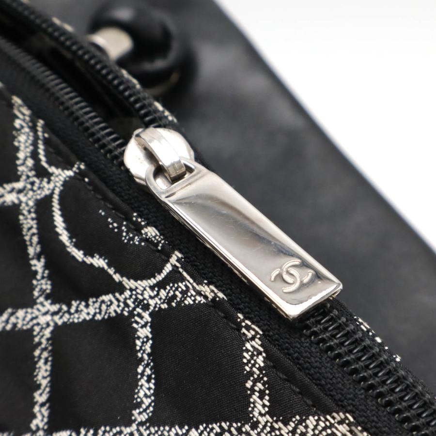CHANEL シャネル エッセンシャル ロゴ トートバッグ ラージトート ショルダーバッグ レザー ブラック 黒 ホワイト 白 A46882 | CHANEL | 05