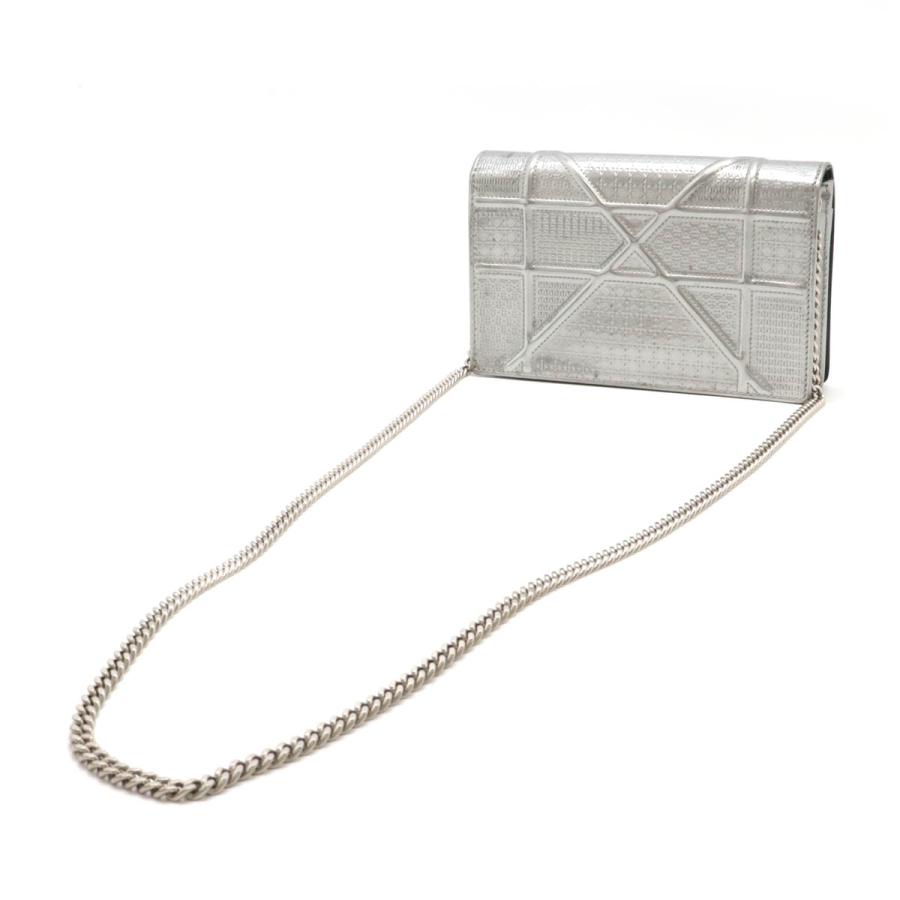 Christian Dior クリスチャン ディオール ディオラマ チェーンウォレット ポシェット 2WAY クラッチバッグ パテントレザー メタリック | Christian Dior | 01