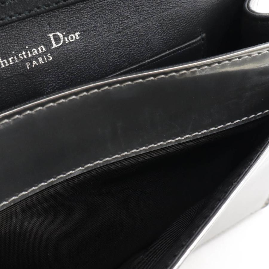 Christian Dior クリスチャン ディオール ディオラマ チェーンウォレット ポシェット 2WAY クラッチバッグ パテントレザー メタリック | Christian Dior | 07