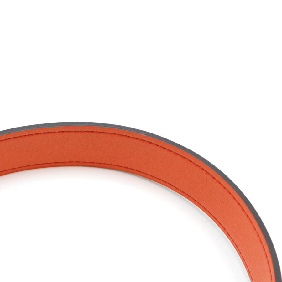 HERMES エルメス ミニコンスタンス Hベルト リバーシブル レザー ローズアザレ ピンク オレンジ #80 シルバー金具 A刻印 | HERMES | 05