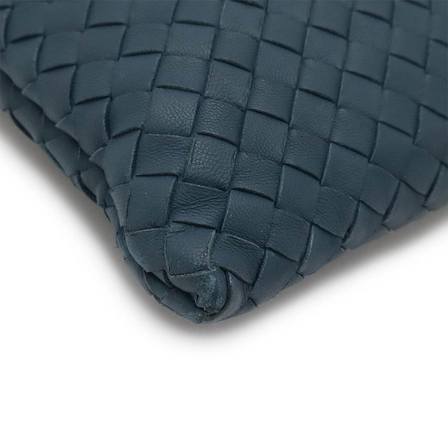BOTTEGA VENETA ボッテガ ヴェネタ ボッテガベネタ イントレチャート クラッチバッグ ドキュメントケース ポーチ レザー ピーコックブルー 522430 | BOTTEGA VENETA | 02
