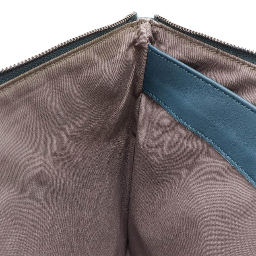 BOTTEGA VENETA ボッテガ ヴェネタ ボッテガベネタ イントレチャート クラッチバッグ ドキュメントケース ポーチ レザー ピーコックブルー 522430 | BOTTEGA VENETA | 07