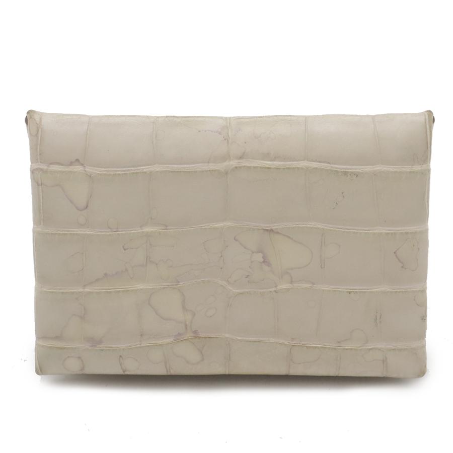 HERMES エルメス カルヴィ カードケース 名刺入れ パスケース アリゲーターマット クロコダイル ベトン シルバー金具 Z刻印 | HERMES