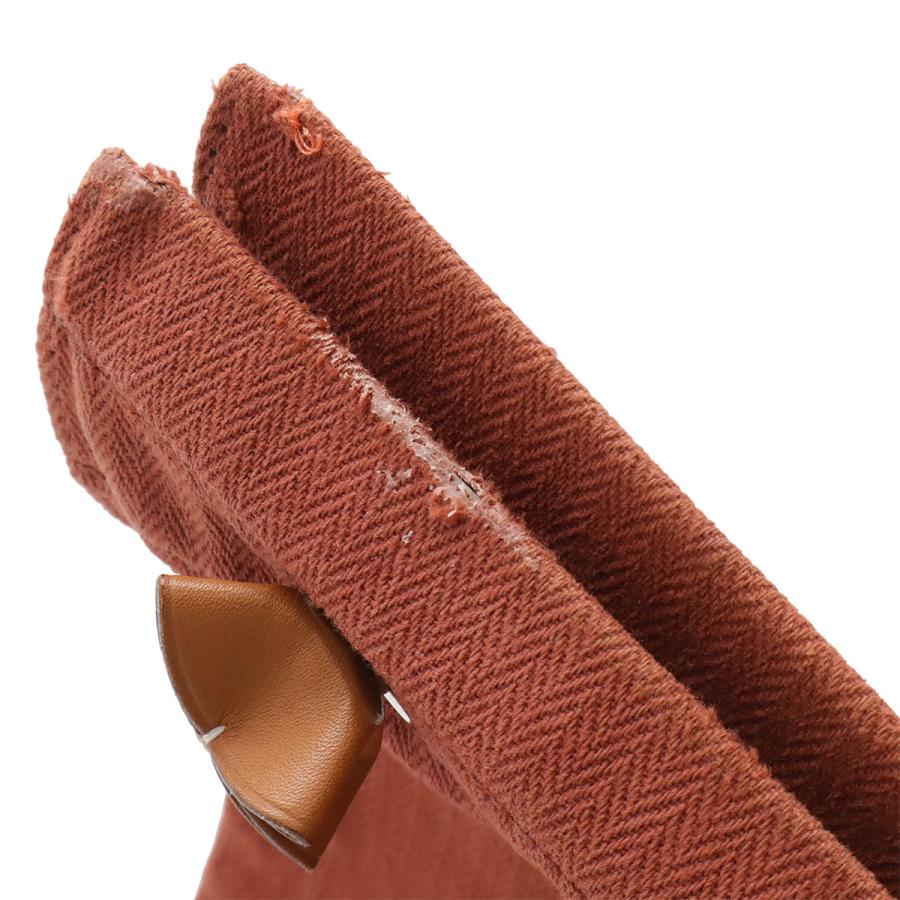 HERMES エルメス サック アリーヌMM ショルダーバッグ ワンショルダー セミショルダー トワルシェブロン レザー テラコッタ ブラウン HERMES（エルメス） サック アリーヌMM ショルダーバッグ ワン