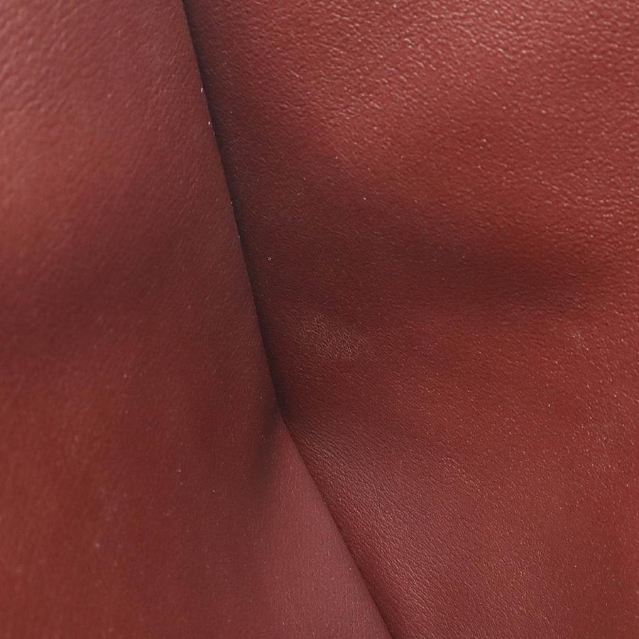 HERMES エルメス クラッチバッグ セカンドバッグ マチなし レザー ボルドー シルバー金具 □L刻印 | HERMES | 07