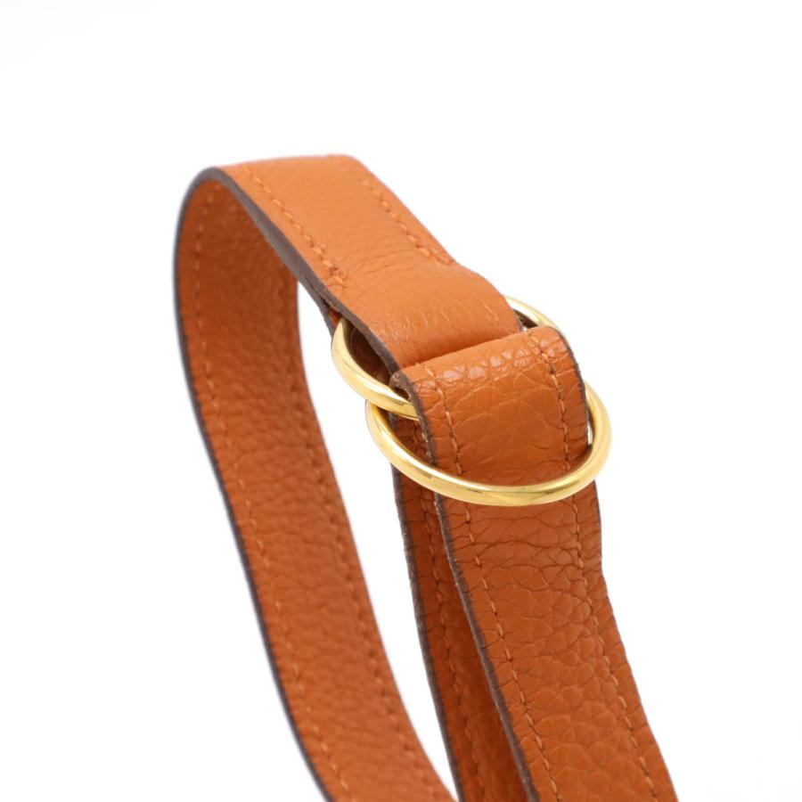 HERMES エルメス ドゴン ポッシュ ウエストポーチ ボディバッグ 2WAY クラッチバッグ トゴ レザー オレンジ ゴールド金具 □J刻印 | HERMES | 04
