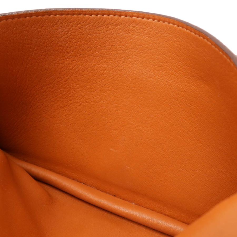 HERMES エルメス ドゴン ポッシュ ウエストポーチ ボディバッグ 2WAY クラッチバッグ トゴ レザー オレンジ ゴールド金具 □J刻印 | HERMES | 06