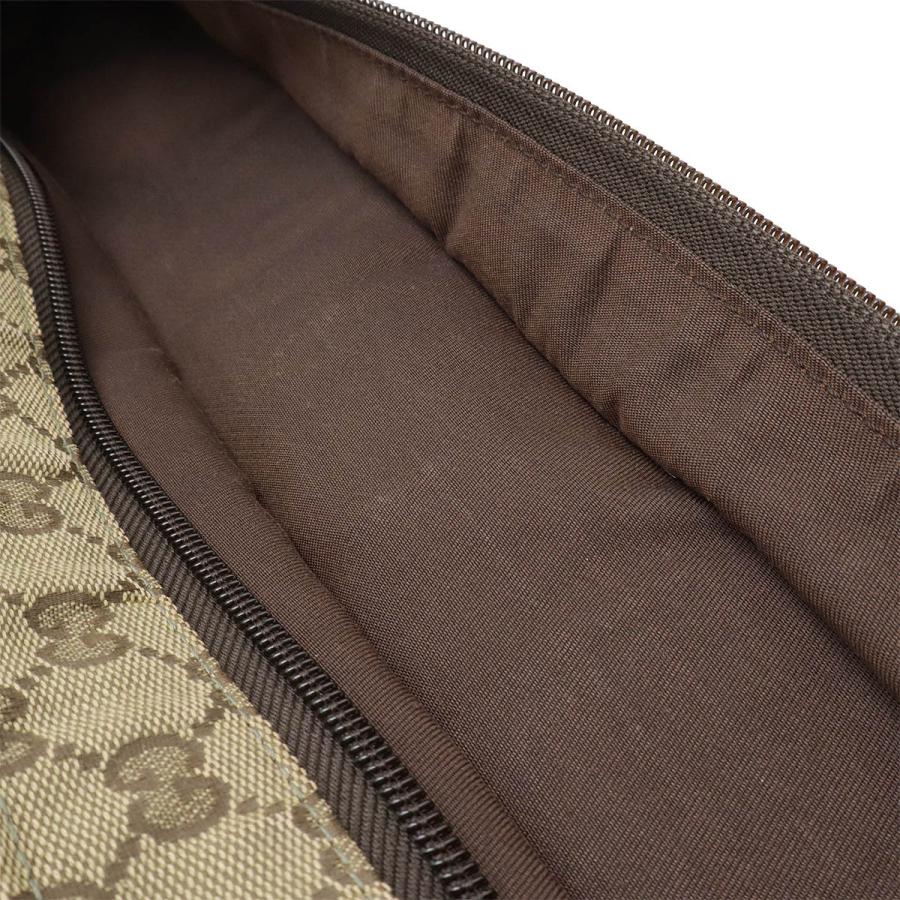 GUCCI グッチ GGキャンバス シェリーライン トートバッグ ラージトート レザー ライトカーキグリーン ダークブラウン ベージュ 131233 | GUCCI | 06