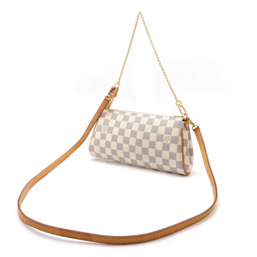 ルイ・ヴィトン ダミエ・アズール エヴァ アクセサリーポーチ ショルダーバッグ LOUIS VUITTON ルイ ヴィトン ダミエアズール エヴァ