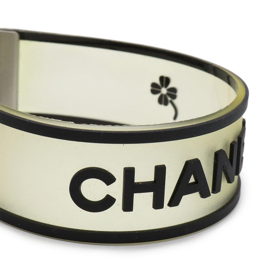CHANEL シャネル ラバー ブレスレット バンド ロゴ ブラック 黒 CHANEL シャネル ラバー ブレスレット バンド ロゴ ブラック 黒