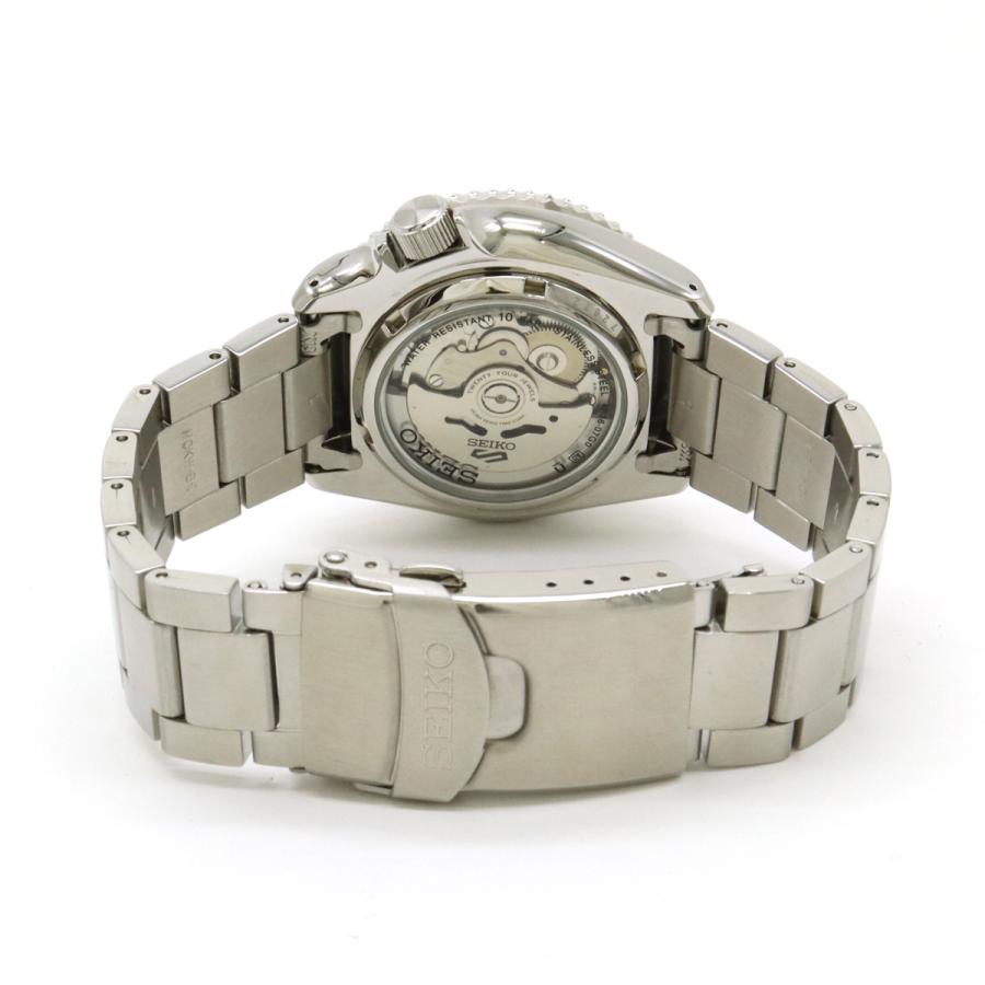 SEIKO セイコー セイコー5スポーツ デイデイト シースルーバッグ 裏スケルトン メンズ AT オートマ 自動巻 腕時計 4R36-07G0　SRPD55K1 | SEIKO | 06