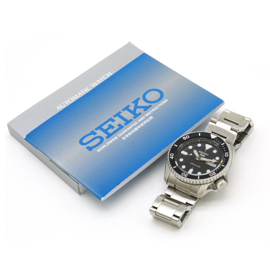 SEIKO セイコー セイコー5スポーツ デイデイト シースルーバッグ 裏スケルトン メンズ AT オートマ 自動巻 腕時計 4R36-07G0　SRPD55K1 | SEIKO | 08