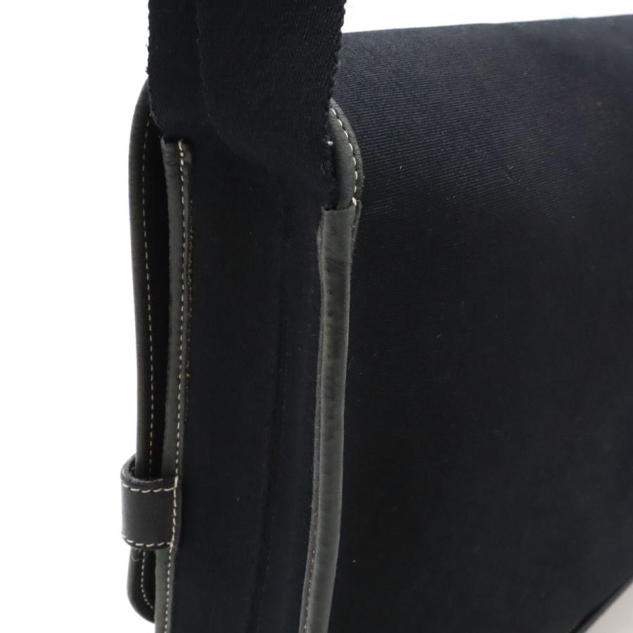 HERMES エルメス ブエナベンチュラPM メッセンジャーバッグ ショルダーバッグ トワルオフィシエ レザー ブラック 黒 シルバー金具 | HERMES | 03