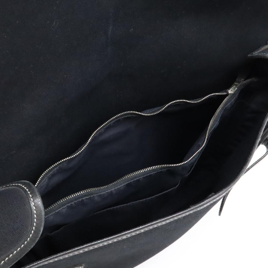 HERMES エルメス ブエナベンチュラPM メッセンジャーバッグ ショルダーバッグ トワルオフィシエ レザー ブラック 黒 シルバー金具 | HERMES | 05