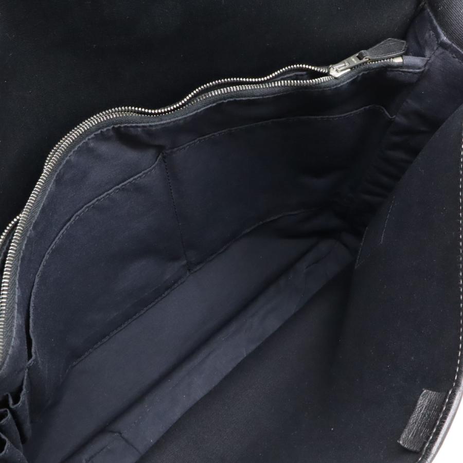 HERMES エルメス ブエナベンチュラPM メッセンジャーバッグ ショルダーバッグ トワルオフィシエ レザー ブラック 黒 シルバー金具 | HERMES | 06