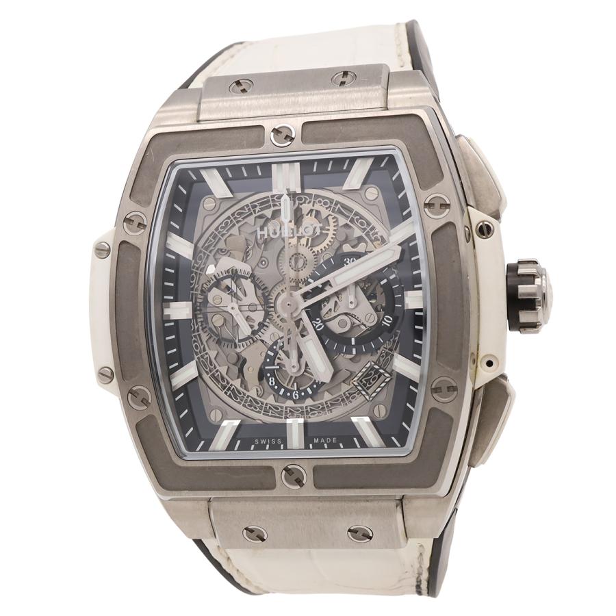 HUBLOT ウブロ スピリット オブ　ビッグバン デイト クロノグラフ スケルトン文字盤 チタン メンズ AT オートマ 腕時計 | HUBLOT | 03
