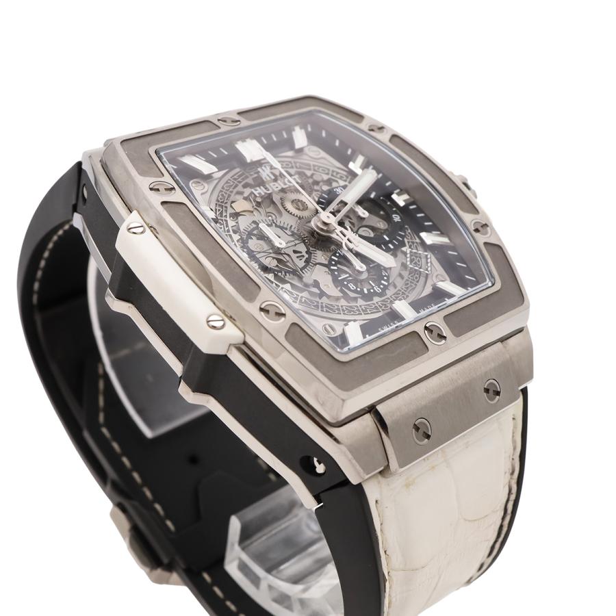 HUBLOT ウブロ スピリット オブ　ビッグバン デイト クロノグラフ スケルトン文字盤 チタン メンズ AT オートマ 腕時計 | HUBLOT | 04