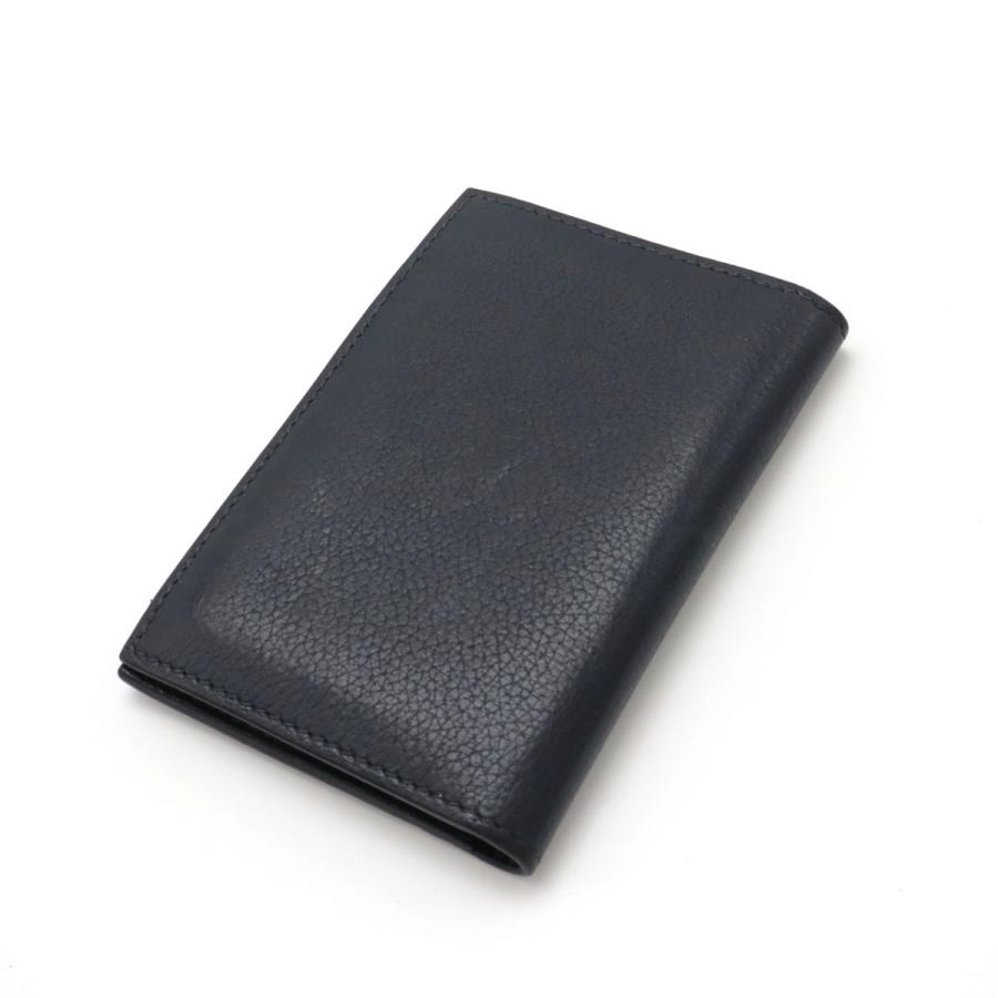 HERMES エルメス MC2 ユークリッド カードケース 名刺入れ パスケース レザー ブルーインディゴ アニスグリーン □M刻印 | HERMES | 01