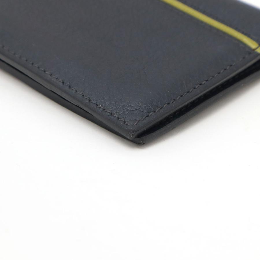 HERMES エルメス MC2 ユークリッド カードケース 名刺入れ パスケース レザー ブルーインディゴ アニスグリーン □M刻印 | HERMES | 02