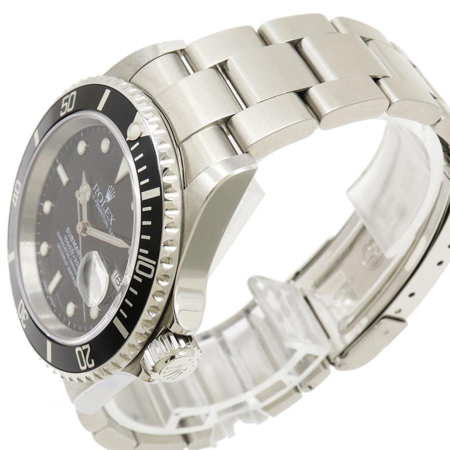 ROLEX ロレックス サブマリーナ デイト ブラック文字盤 SS Y番 メンズ AT オートマ 腕時計 16610 | ROLEX | 04