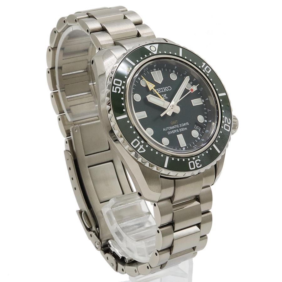 SEIKO セイコー PROSPEX プロスペックス ダイバースキューバGMT グリーン文字盤 メンズ AT オートマ 腕時計 6R54-00D0 SBEJ009 | SEIKO | 02