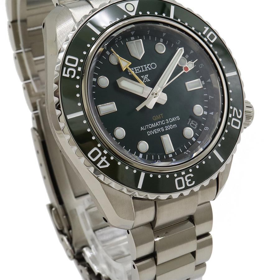 SEIKO セイコー PROSPEX プロスペックス ダイバースキューバGMT グリーン文字盤 メンズ AT オートマ 腕時計 6R54-00D0 SBEJ009 | SEIKO | 04