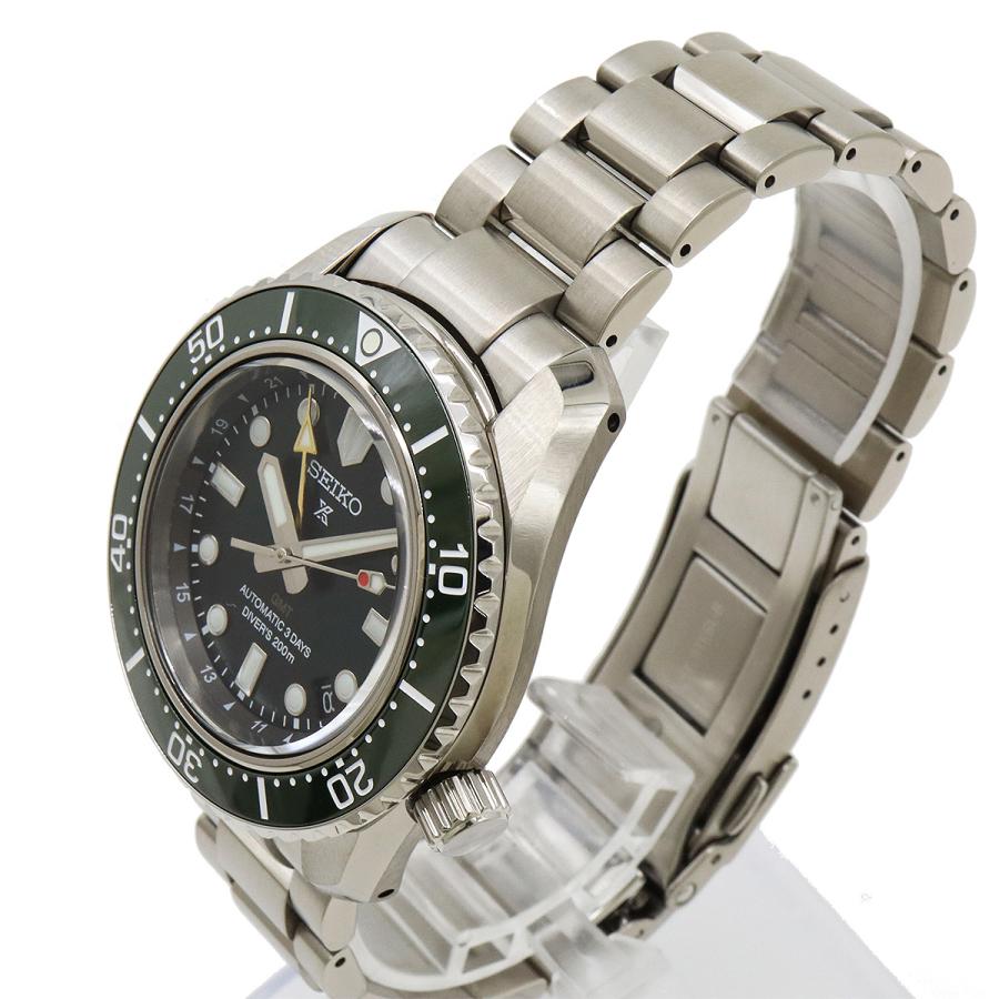 SEIKO セイコー PROSPEX プロスペックス ダイバースキューバGMT グリーン文字盤 メンズ AT オートマ 腕時計 6R54-00D0 SBEJ009 | SEIKO | 05