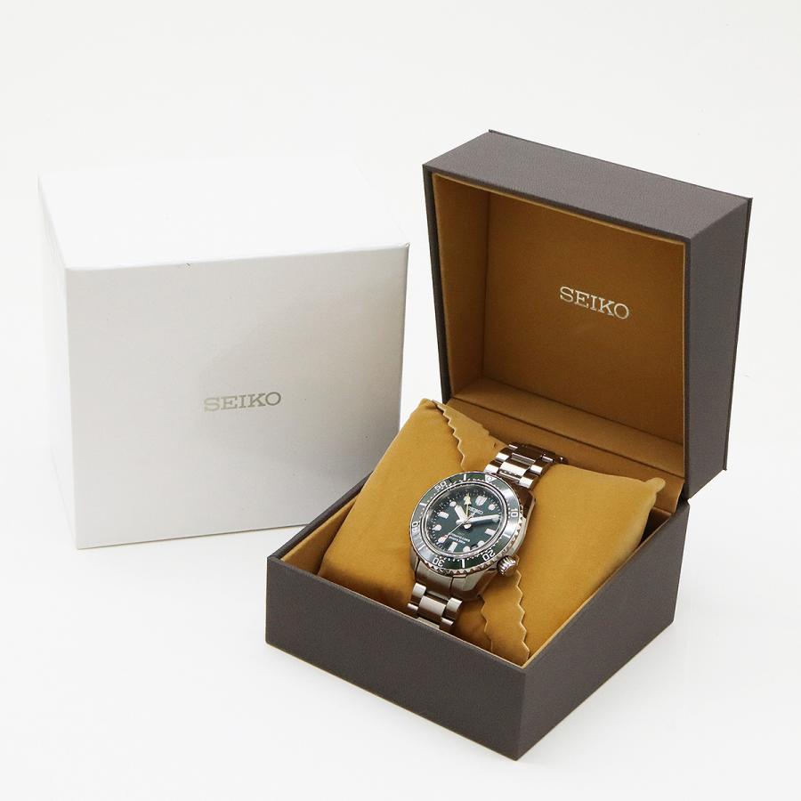 SEIKO セイコー PROSPEX プロスペックス ダイバースキューバGMT グリーン文字盤 メンズ AT オートマ 腕時計 6R54-00D0 SBEJ009 | SEIKO | 08