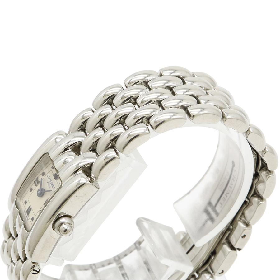 CHAUMET（ショーメ） ケイシス スクエア シルバー文字盤 SS レディース