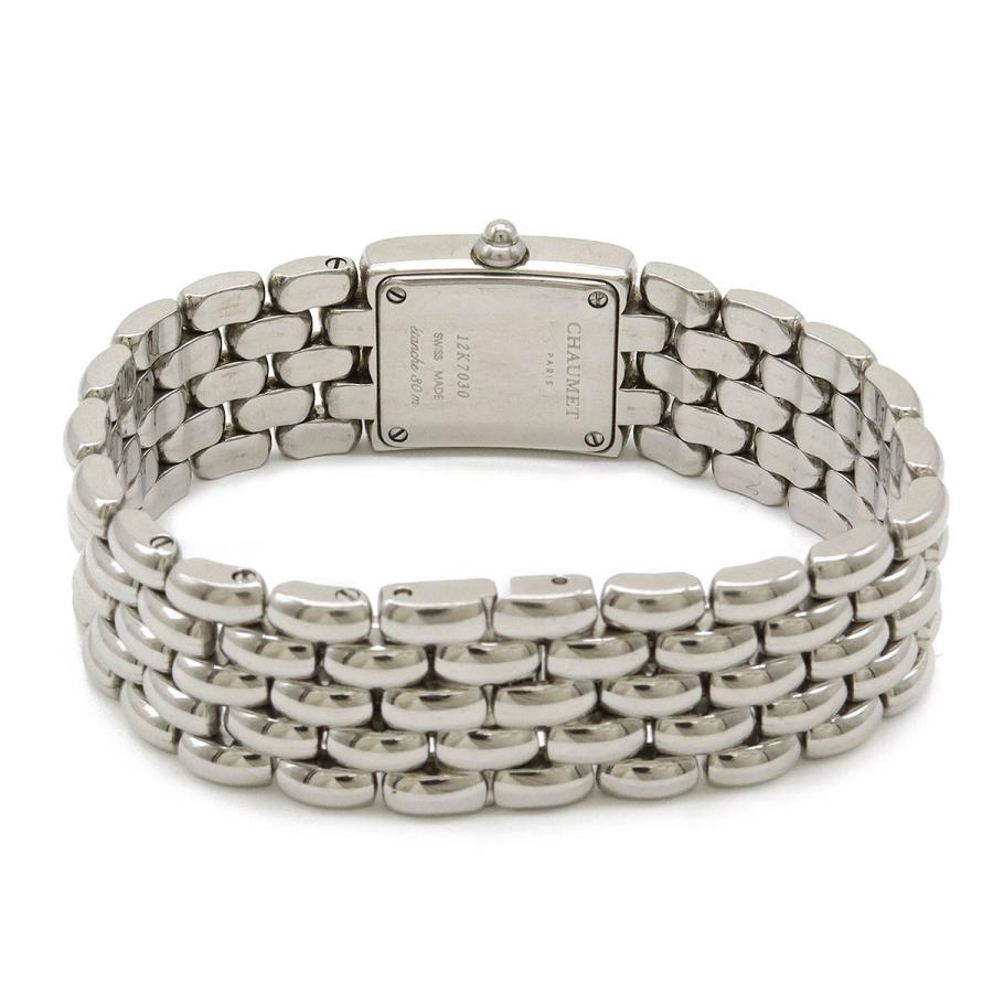 CHAUMET（ショーメ） ケイシス スクエア シルバー文字盤 SS レディース