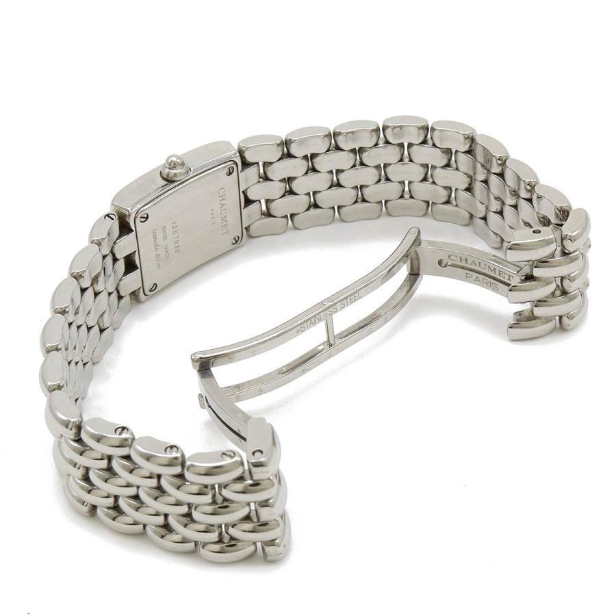 CHAUMET（ショーメ） ケイシス スクエア シルバー文字盤 SS レディース