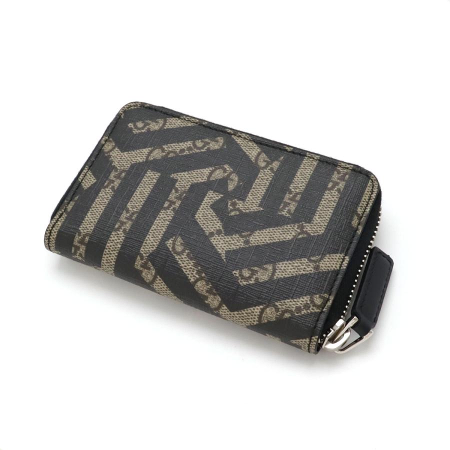 GUCCI グッチ GGカレイド コインケース 小銭入れ コインパース カードケース ラウンドファスナー PVC レザー ベージュ ブラック 黒 411817 | GUCCI | 01