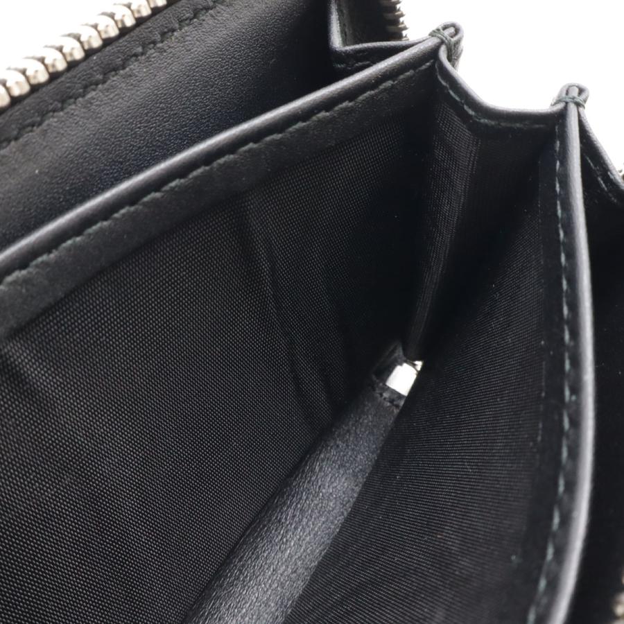 GUCCI グッチ GGカレイド コインケース 小銭入れ コインパース カードケース ラウンドファスナー PVC レザー ベージュ ブラック 黒 411817 | GUCCI | 06