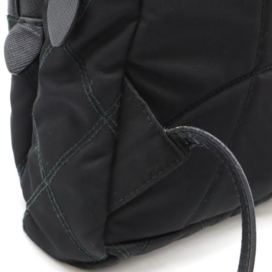 PRADA キルティング ナイロン ミニリュック ブラック PRADA（プラダ） キルティング バックパック リュックサック ミニ