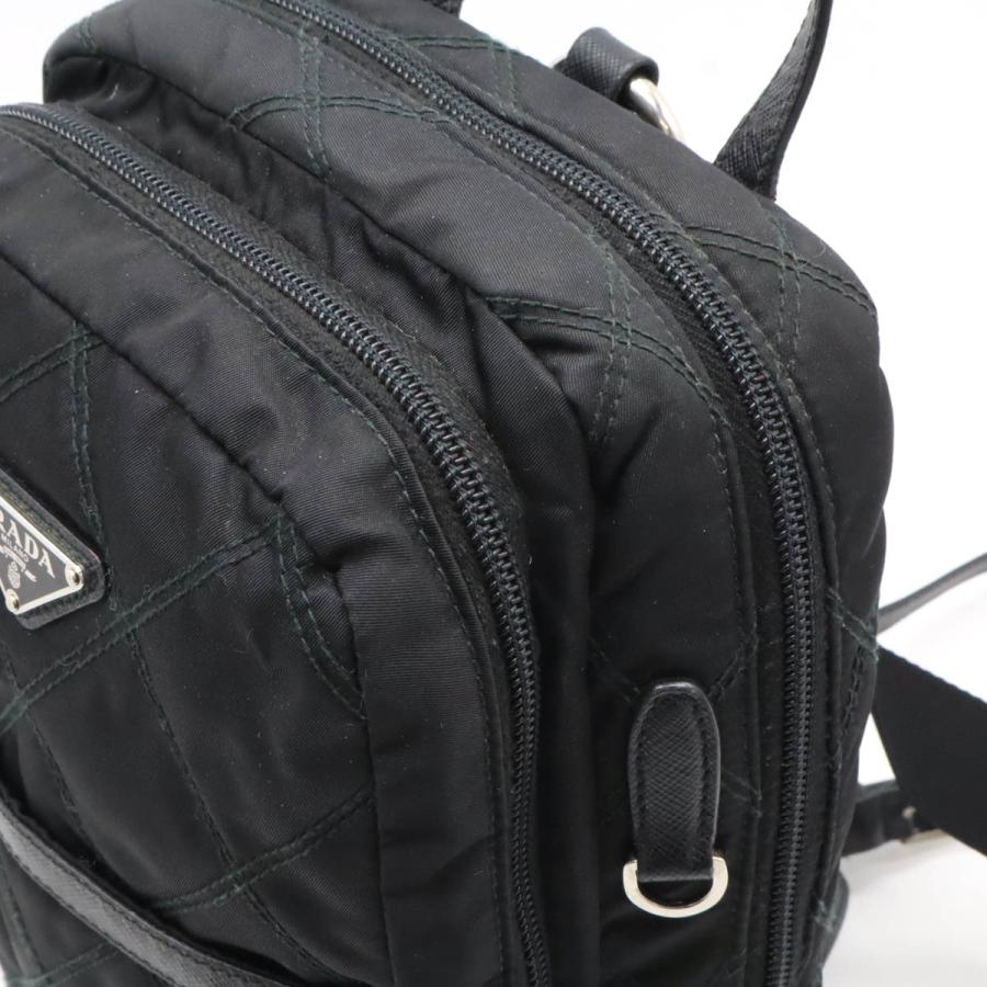 プラダ　ブラックバックパック ナイロン製 PRADA（プラダ） リュックサック バックパック ブラック ナイロン