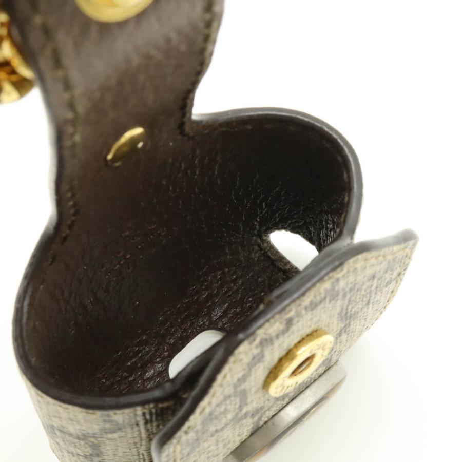 GUCCI グッチ オフィディア GGスプリーム AirPodsケース エアーポッズ イヤホンケース PVC ベージュ キーチェーン付き ゴールド金具 | GUCCI | 06