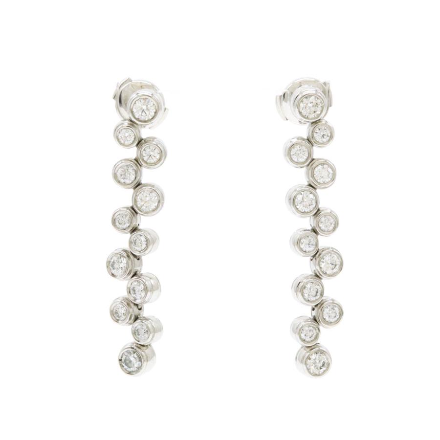TIFFANY&Co. ティファニー バブル ピアス スウィング Pt950 ダイヤモンド | TIFFANY&Co.