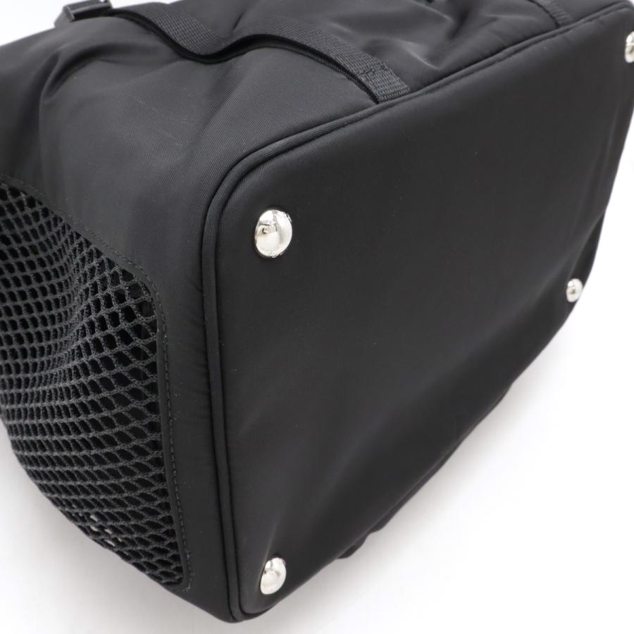 PRADA プラダ RE-NYLON リナイロン トライアングルロゴ ペットバッグ ペットキャリー ボストンバッグ 2WAY ショルダーバッグ NERO | PRADA | 02