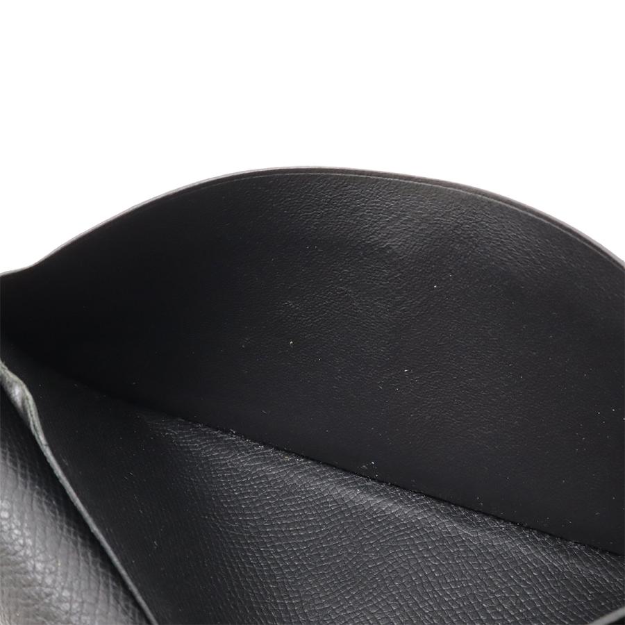 HERMES エルメス ベアンスフレ 2つ折長財布 二つ折り長財布 レザー ブラック 黒 シルバー金具 D刻印 | HERMES | 06