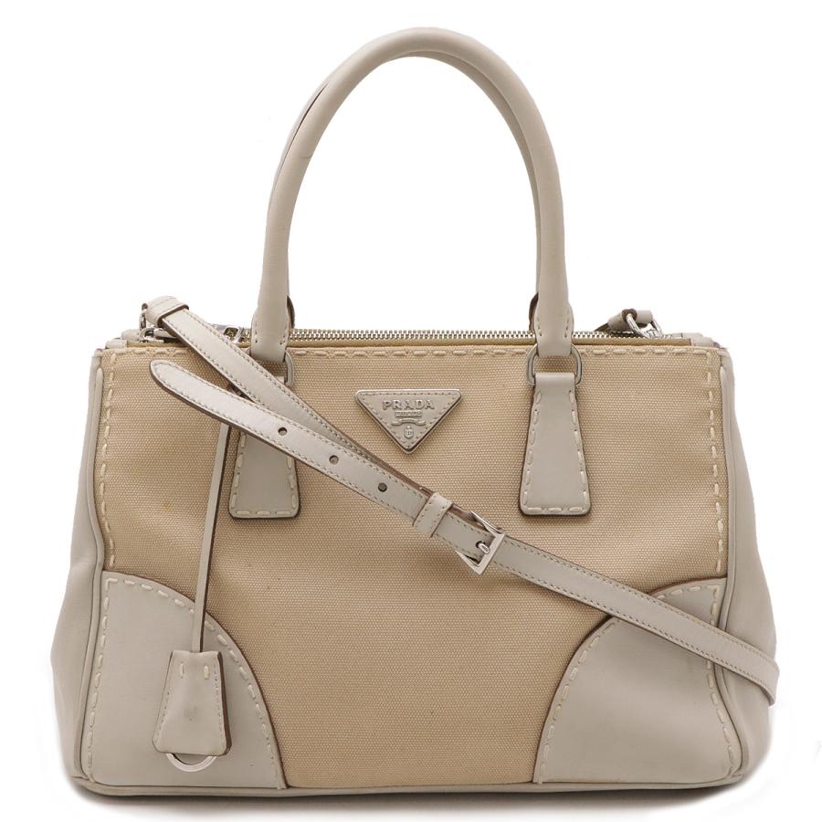 PRADA プラダ CANAPA CITY カナパ シティ ステッチ ハンドバッグ PRADA プラダ CANAPA CITY カナパ シティ ステッチ ハンドバッグ