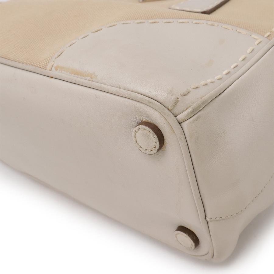 PRADA プラダ CANAPA CITY カナパ シティ ステッチ ハンドバッグ PRADA プラダ CANAPA CITY カナパ シティ ステッチ ハンドバッグ