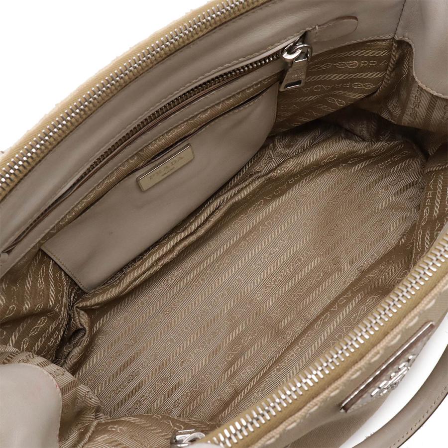 PRADA プラダ CANAPA CITY カナパ シティ ステッチ ハンドバッグ PRADA プラダ CANAPA CITY カナパ シティ ステッチ ハンドバッグ