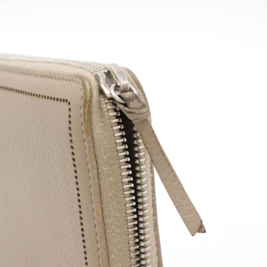 BALENCIAGA バレンシアガ クラシック コンチネンタル ジップアラウンド パンチング ラウンドファスナー 長財布 レザー グレージュ 443521 | BALENCIAGA | 03