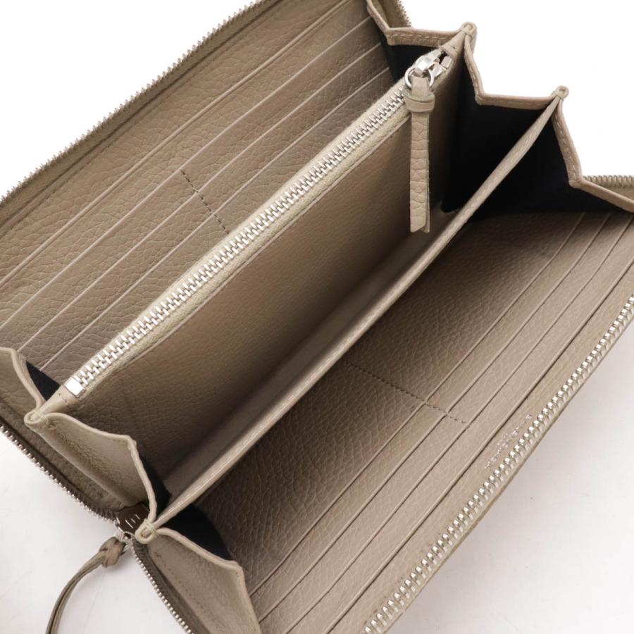 BALENCIAGA バレンシアガ クラシック コンチネンタル ジップアラウンド パンチング ラウンドファスナー 長財布 レザー グレージュ 443521 | BALENCIAGA | 04