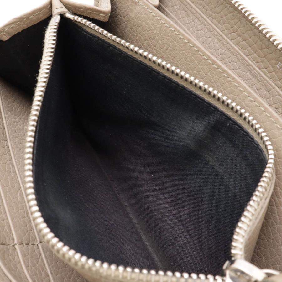 BALENCIAGA バレンシアガ クラシック コンチネンタル ジップアラウンド パンチング ラウンドファスナー 長財布 レザー グレージュ 443521 | BALENCIAGA | 06