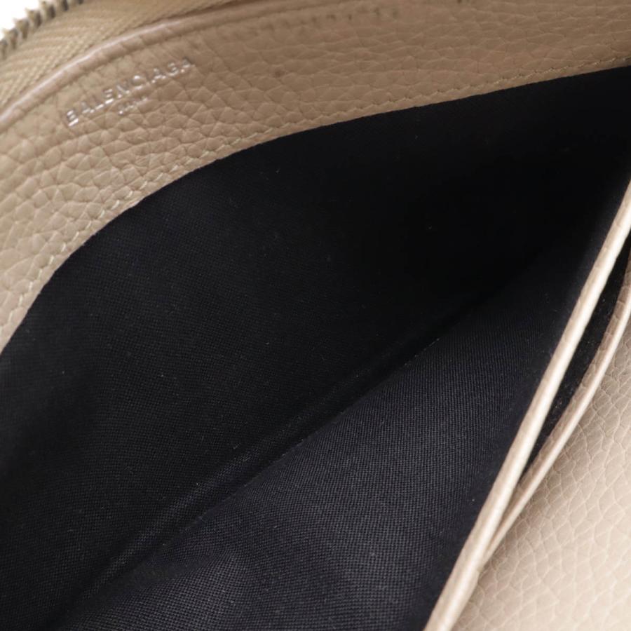 BALENCIAGA バレンシアガ クラシック コンチネンタル ジップアラウンド パンチング ラウンドファスナー 長財布 レザー グレージュ 443521 | BALENCIAGA | 08