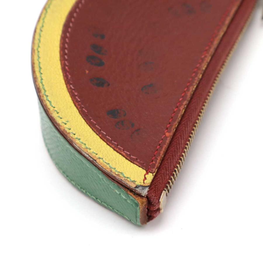 HERMES エルメス コインケース 小銭入れ コインパース フルーツ スイカモチーフ レザー  ボルドー グリーン イエロー ソルド品 | HERMES | 02