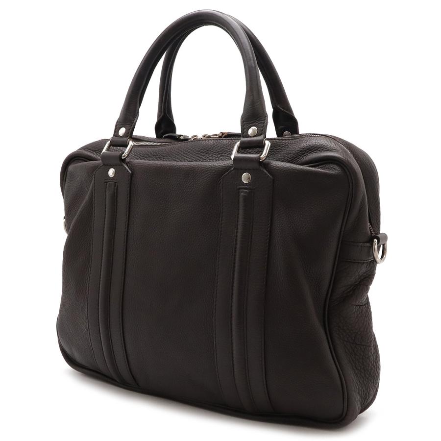 GUCCI グッチ ビジネスバッグ 書類カバン ブリーフケース レザー ダークブラウン 茶 シルバー金具 231850 | GUCCI | 01